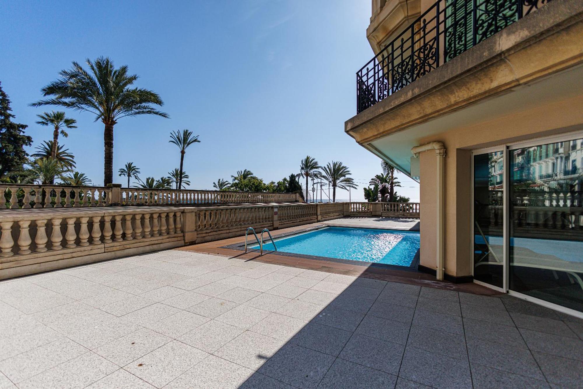 Le Victoria, Elegant T2 Au Bord Des Plages, Piscine, Sauna * Menton