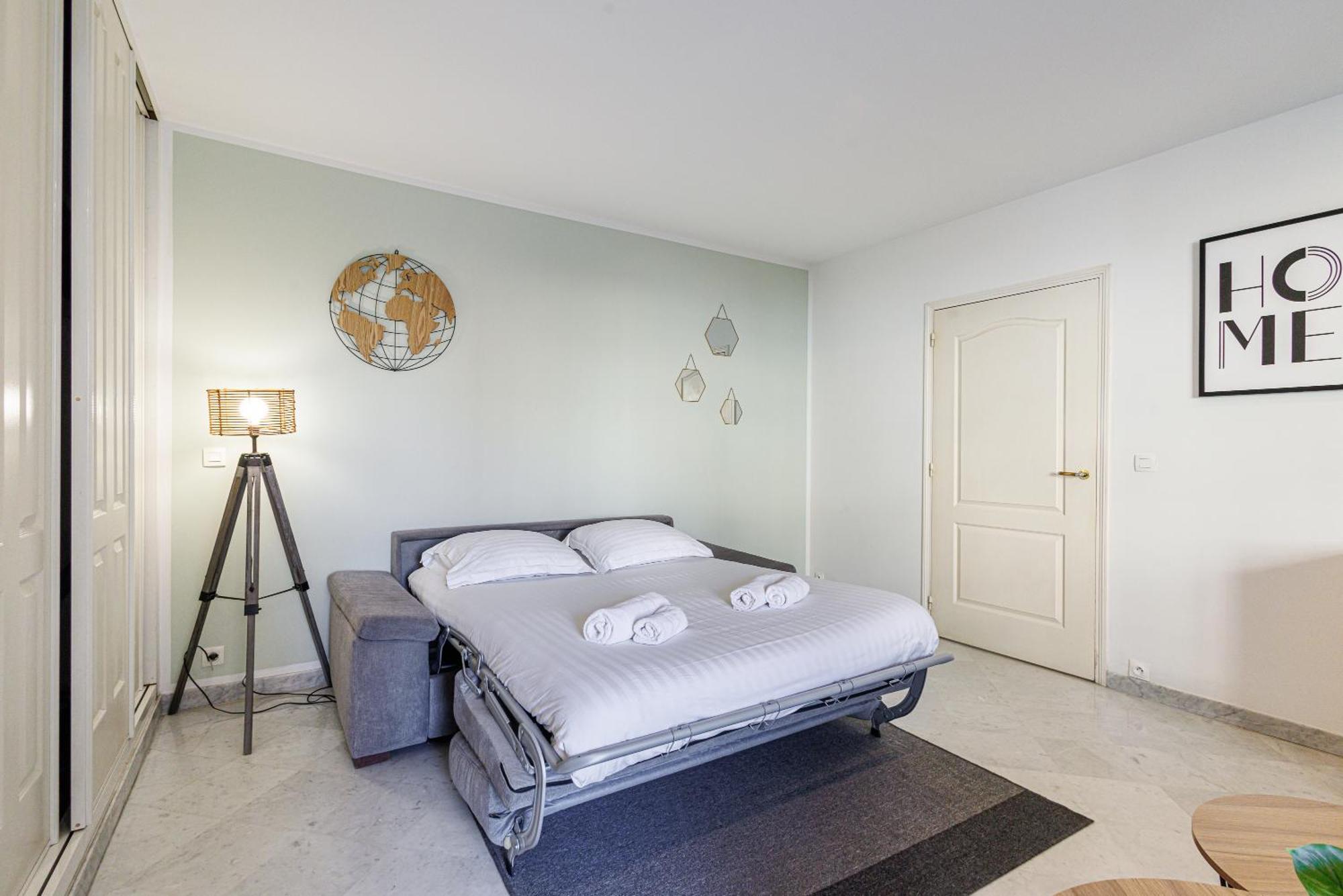 Le Victoria, Elegant T2 Au Bord Des Plages, Piscine, Sauna Apartment *